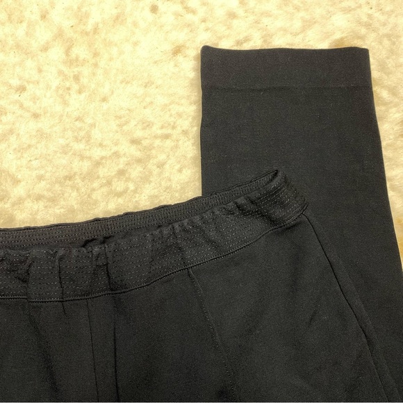 Soft Surroundings Pants Medium Stretch Ponte Knit Black Pull On Elastic Womens - Picture 8 of 8
